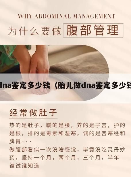 dna鉴定多少钱（胎儿做dna鉴定多少钱）