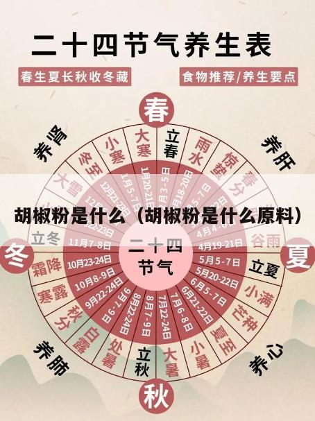 胡椒粉是什么（胡椒粉是什么原料）